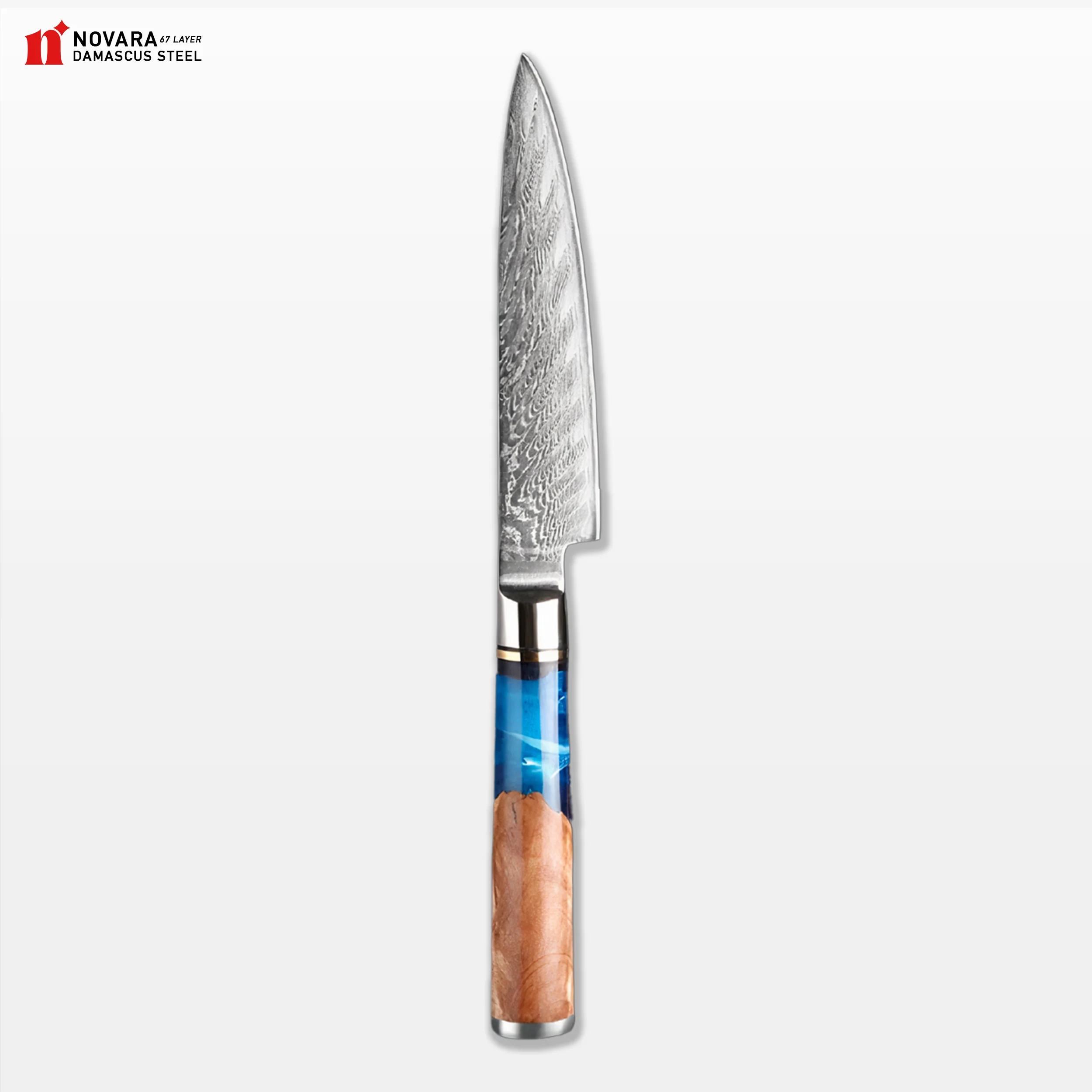 Novara Tsunami (ウェーブナイフ) - Damascus Steel Knives - Image 11